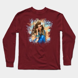 Girl dreams of Paris Long Sleeve T-Shirt